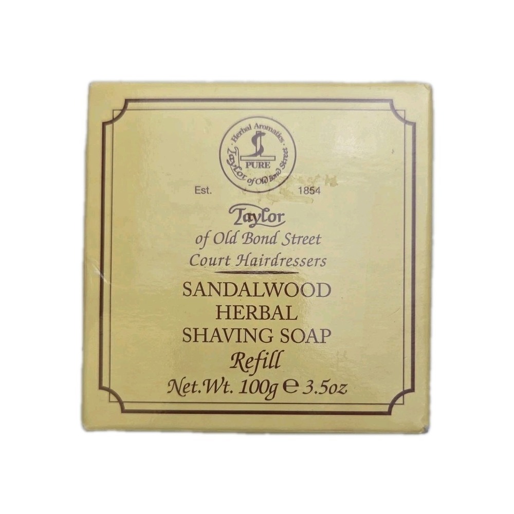 Taylor‎ of Old Bond Street Shaving Soap Refill, Sandalwood Herbal 3.5 oz